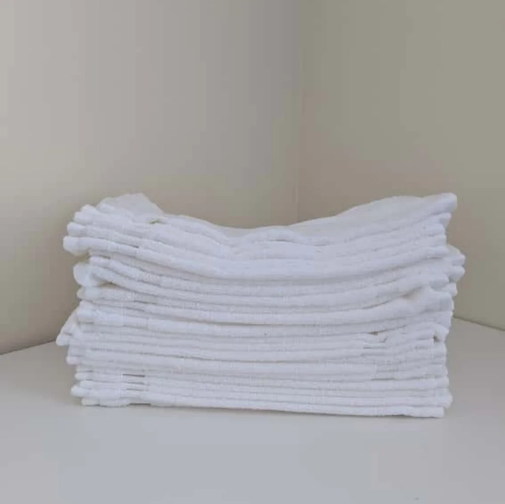 24-Pack Wash Cloths Set, 100% Cotton